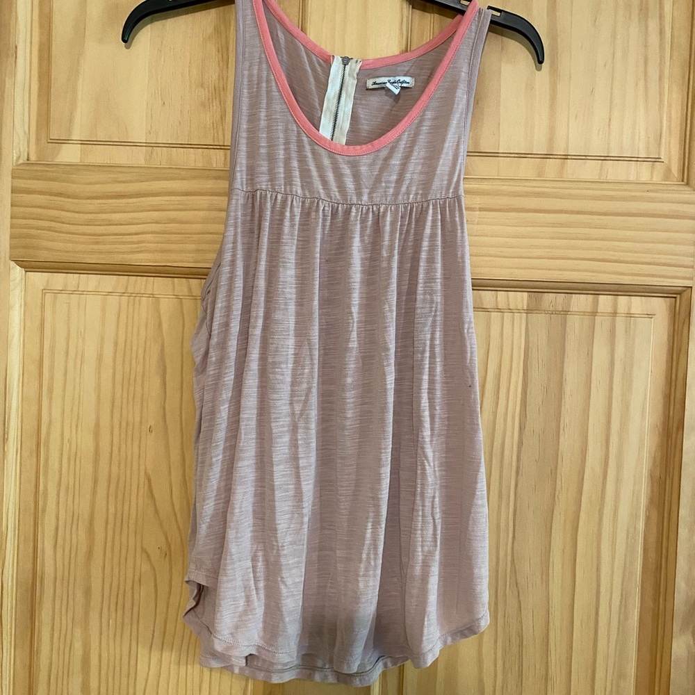 American Eagle Outfitters Pink Sleeveless Tank Top